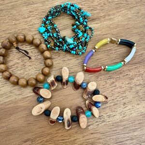 Colorful Beaded Bracelet Set